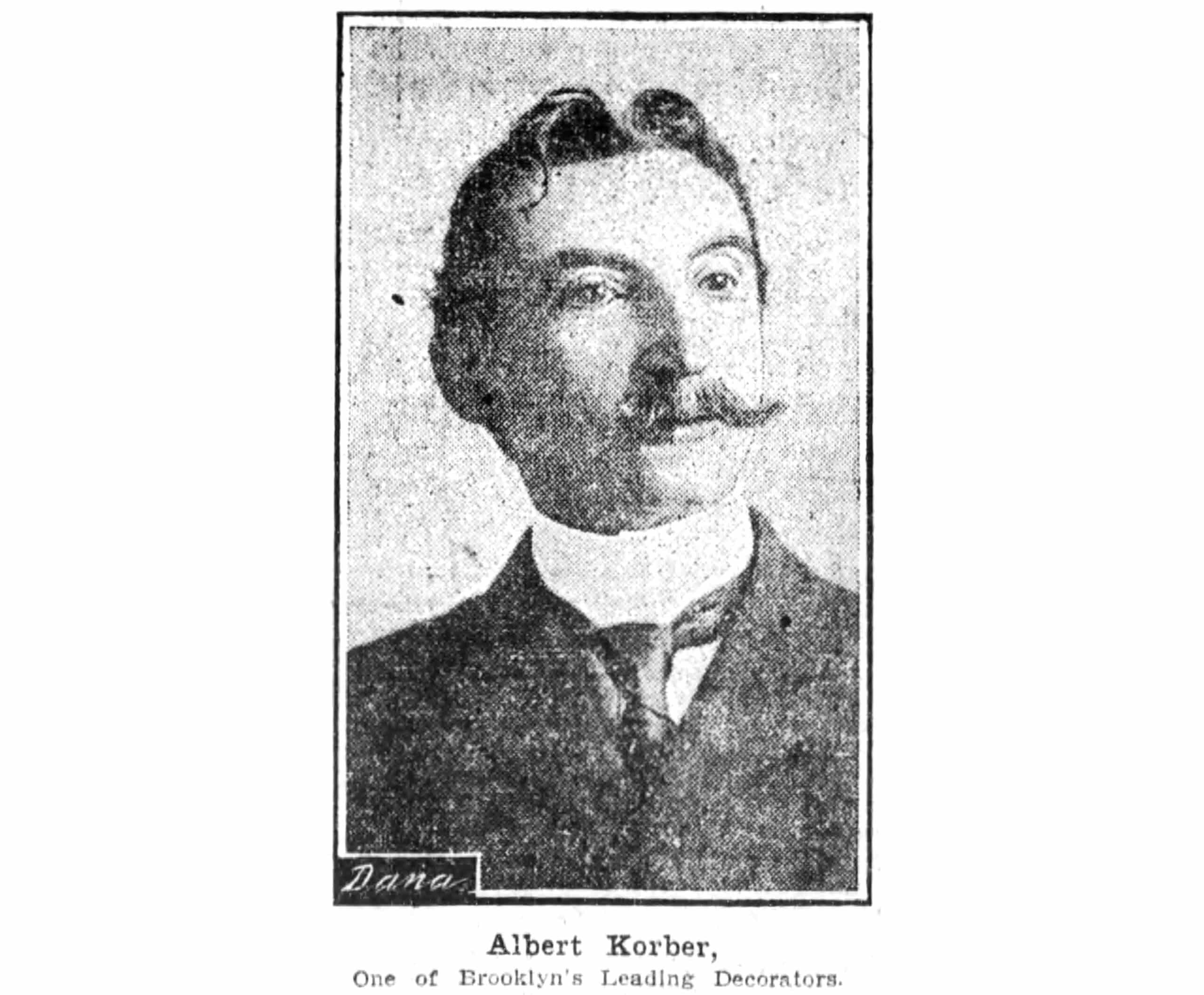 black and white portrait of a man with a mustache