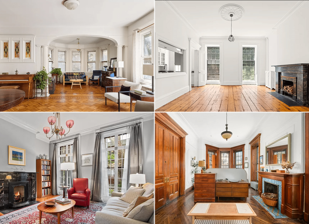 brooklyn listings - collage of houses for sale