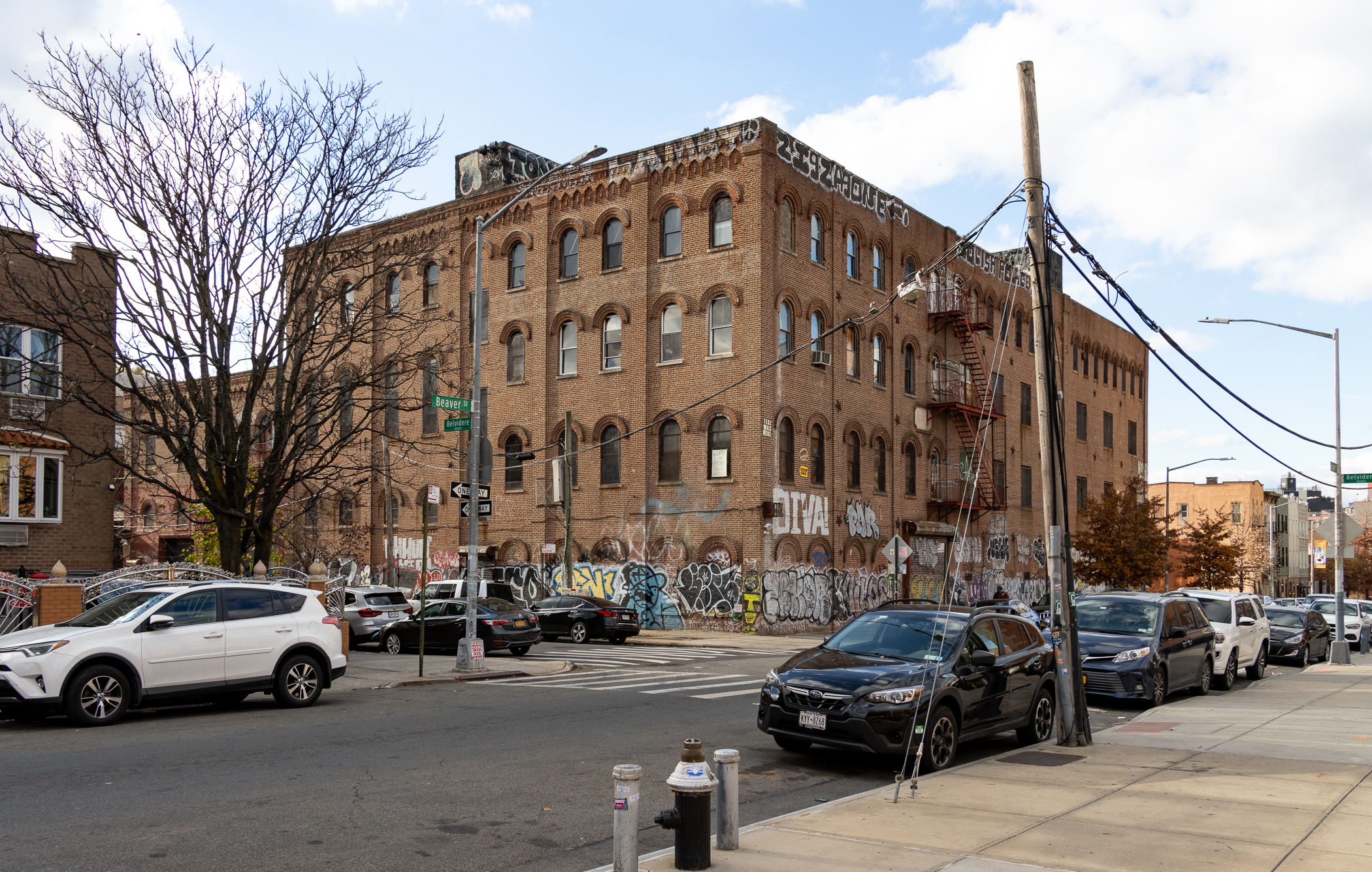 brick former brewery building as seen from beaver street