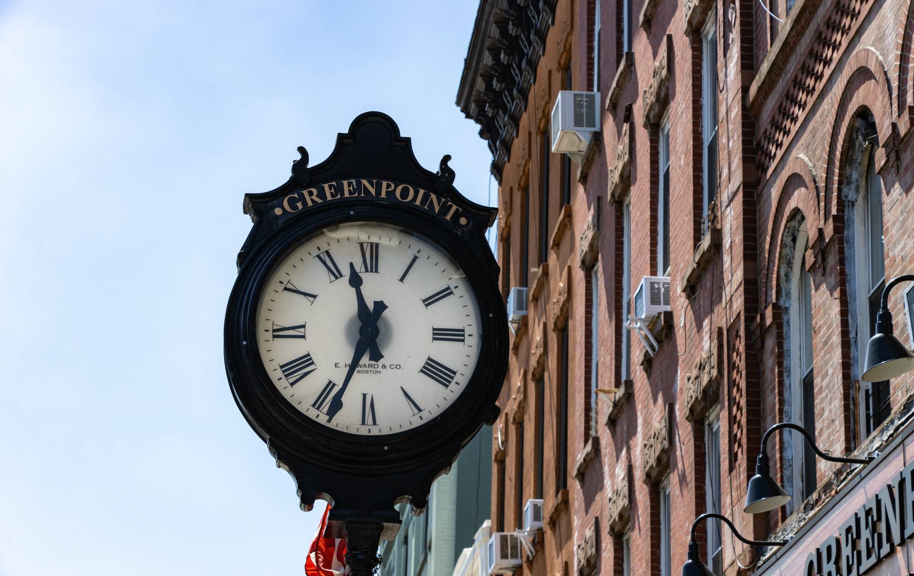 brooklyn - greenpoint sidewalk clock