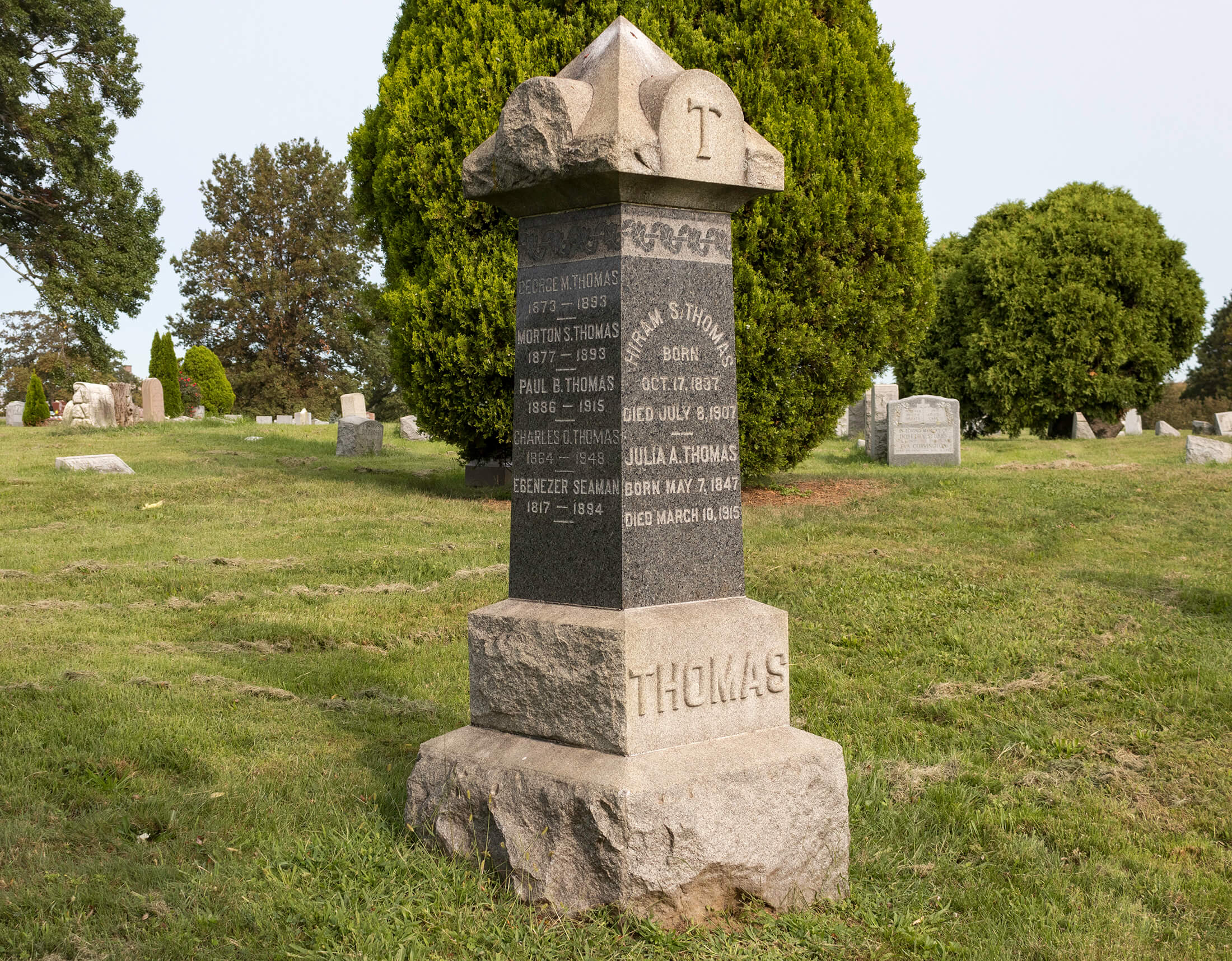 grave of hiram s thomas