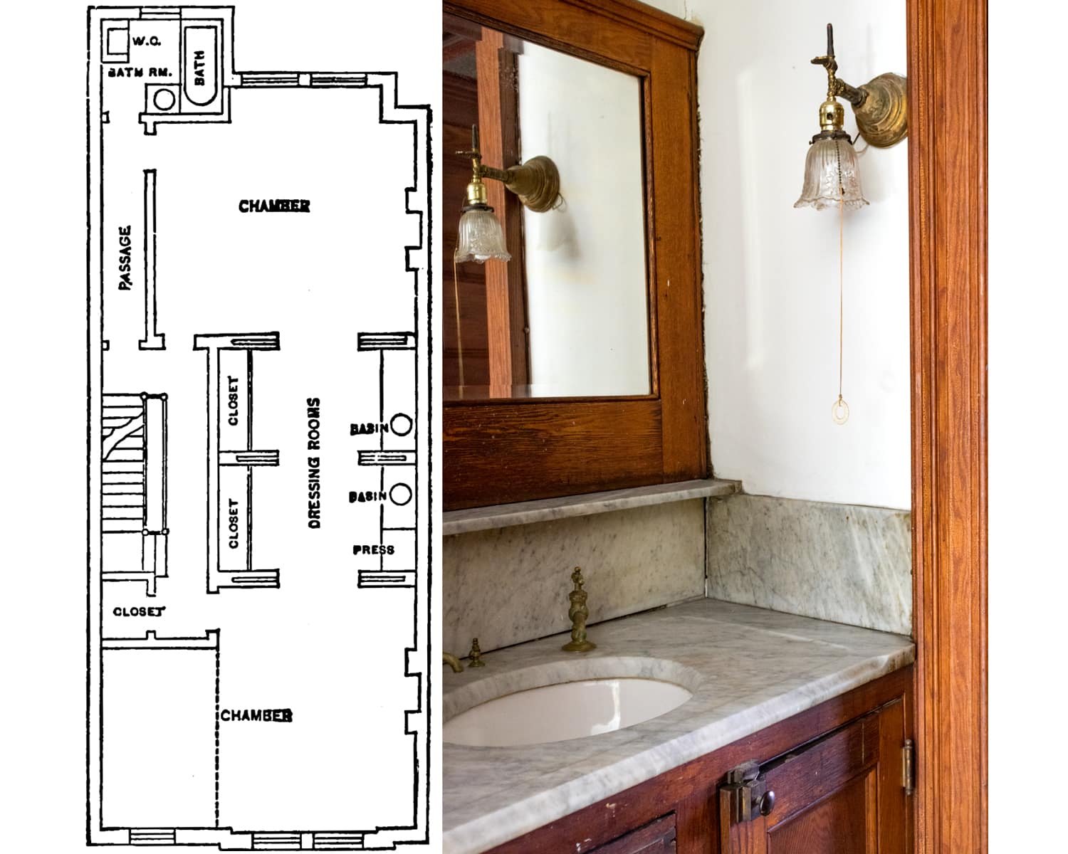 a floor plan and a sink