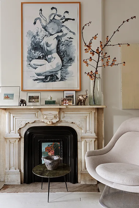 marble mantel