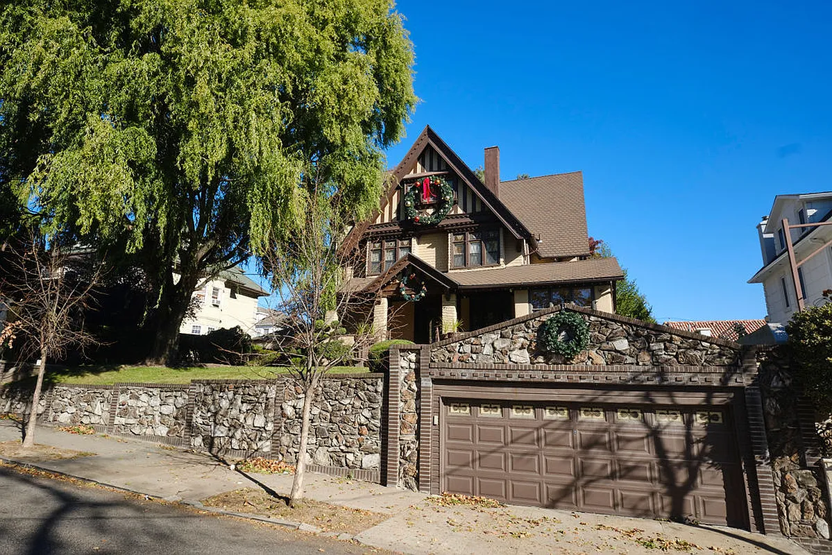 exterior showing garage at street level